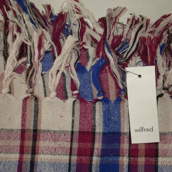 ARITZIA WILFRED SUMMER CHECK SCARF - NWT - Picture 4 of 6